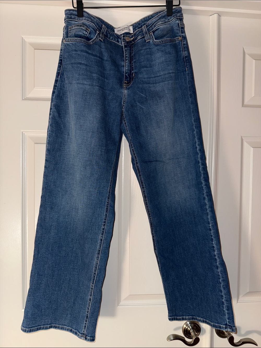 Just Black Women's Blue Flare Jeans